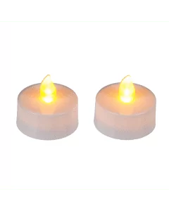 Led waxinelichtjes / theelicht flikkerend 4 stuks