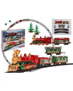 Kerst trein met LED verlichting en geluid